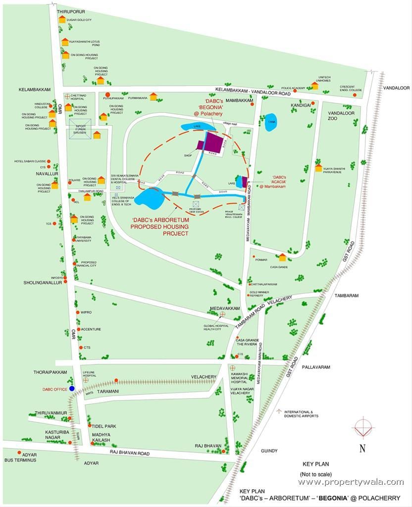 Velachery Chennai мапа
