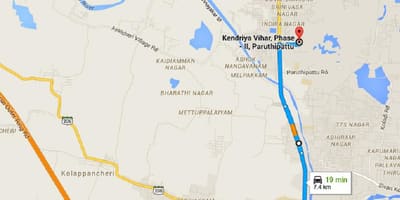 Chennai Avadi мапа
