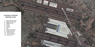 Карта на Chennai аеродром
