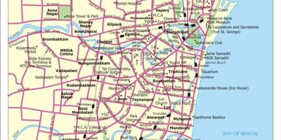 Chennai на мапата