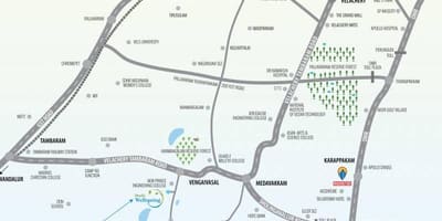 Medavakkam Chennai мапа